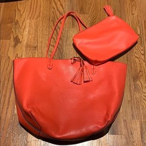 Coral Street Level Tote with Small Insert